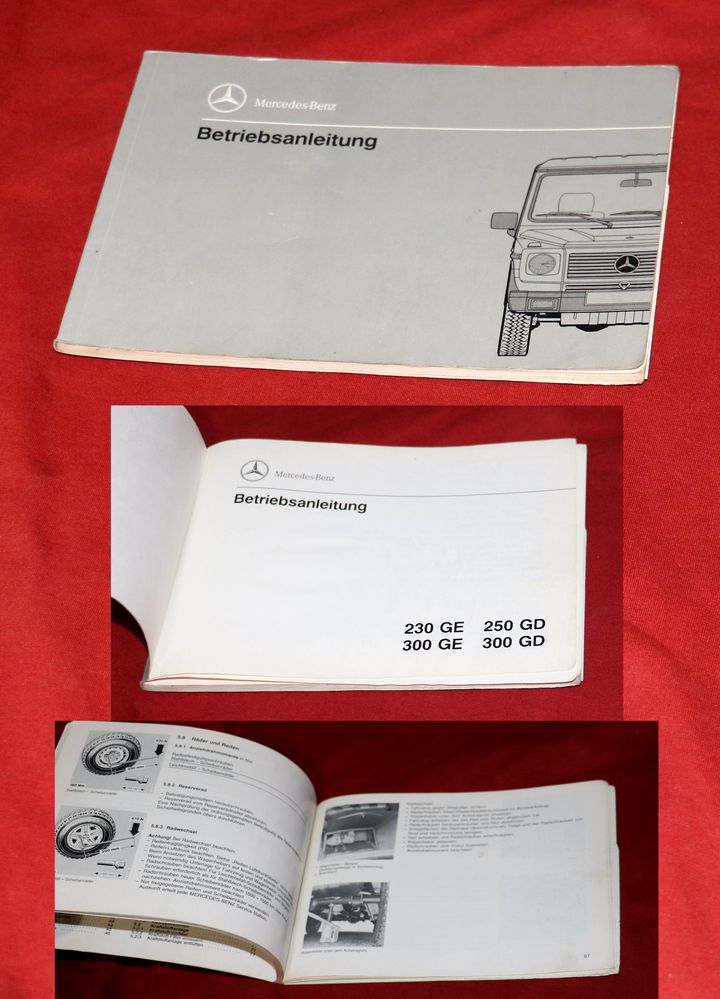 21872-2 Mercedes G 230, 300 GE 250, 300 GD Geländewagen