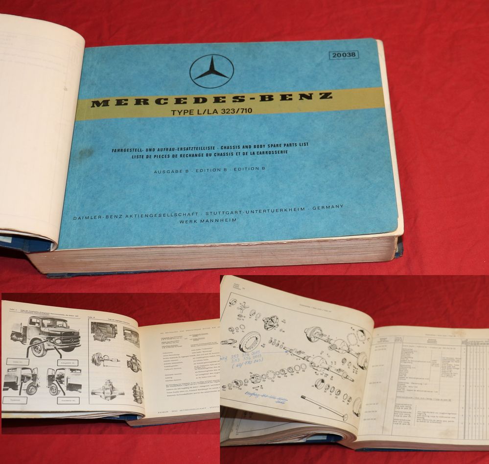 52936 Mercedes L, LA 710 , L, LA 323 Kurzhauber 4x2 und 4x4