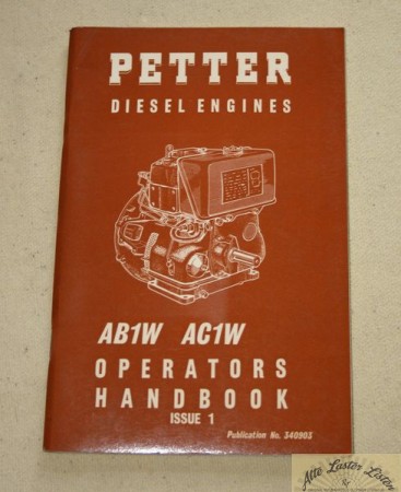 PETTER   Dieselmotoren   AB1W , AC1W