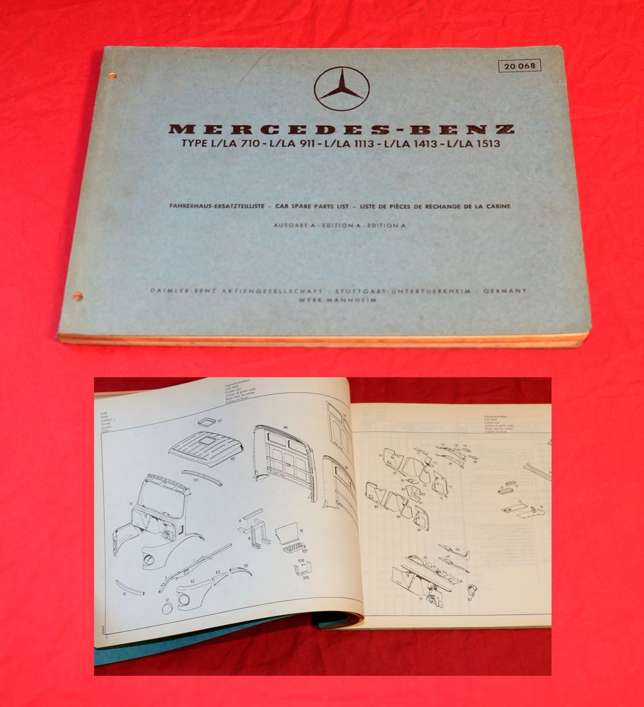 41438 Fahrerhaus für Mercedes L, LA 710, 911, 1113, 1413, 1513