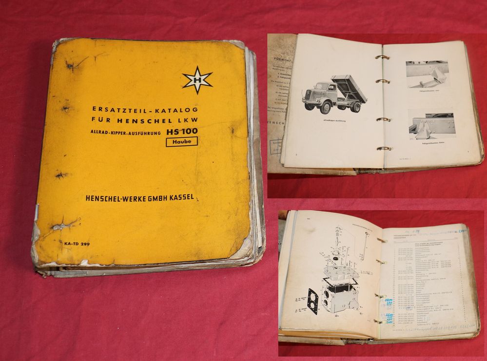 Henschel HS 100 Allrad Kipper LKW 4x4