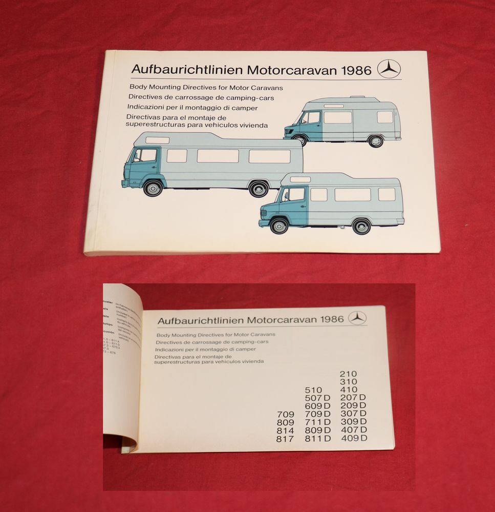 Aufbaurichtlinien Mercedes Motorcaravan Wohnmobil