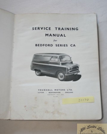 Bedford CA Series Manual Transporter