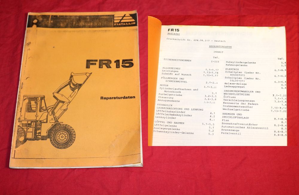 FIAT FR 15 Radlader , Fiat Allis