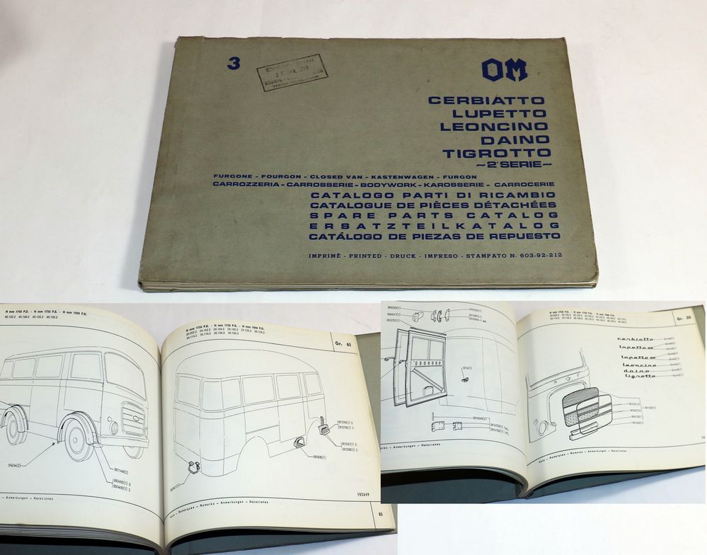 44134 OM - Cerbiatto, Lupetto, Leoncino, Diano, Tigrotto Karosserie