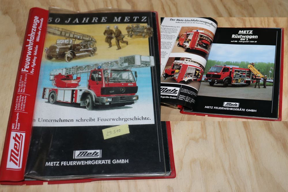 25310 METZ 150 Jahre Festschrift + Diverse Fahrzeug Prospekte