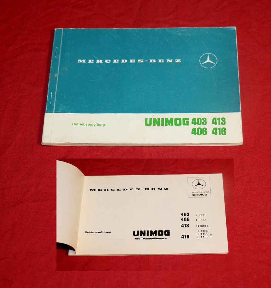 Unimog 403, 406 , 413, 416 mit Trommelbremse