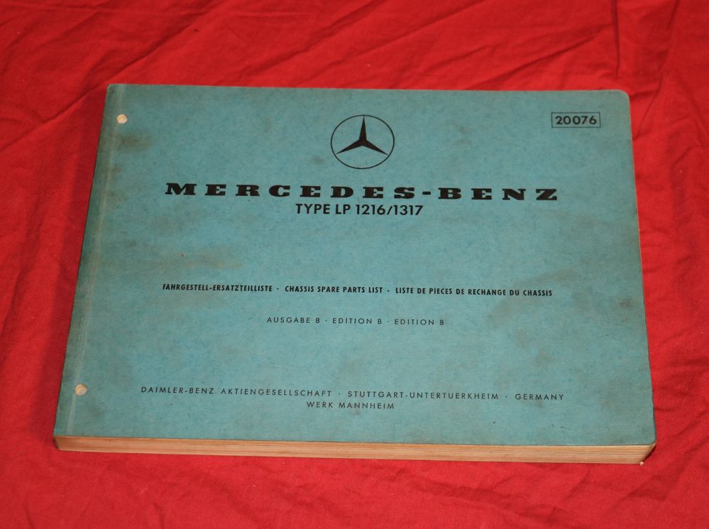 16654 Mercedes LP 1216, 1317 LP Fahrgestell