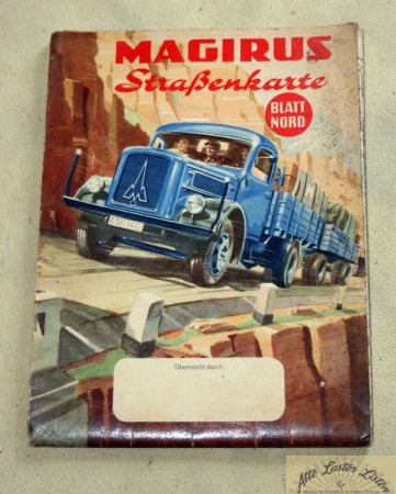 39569_sonstiges_magirus_deutz_busse_sonstiges_sonstiges_magirus_b70kwohz7CieZc Magirus Straßenkarte , Blatt Nord , 50er Jahre
