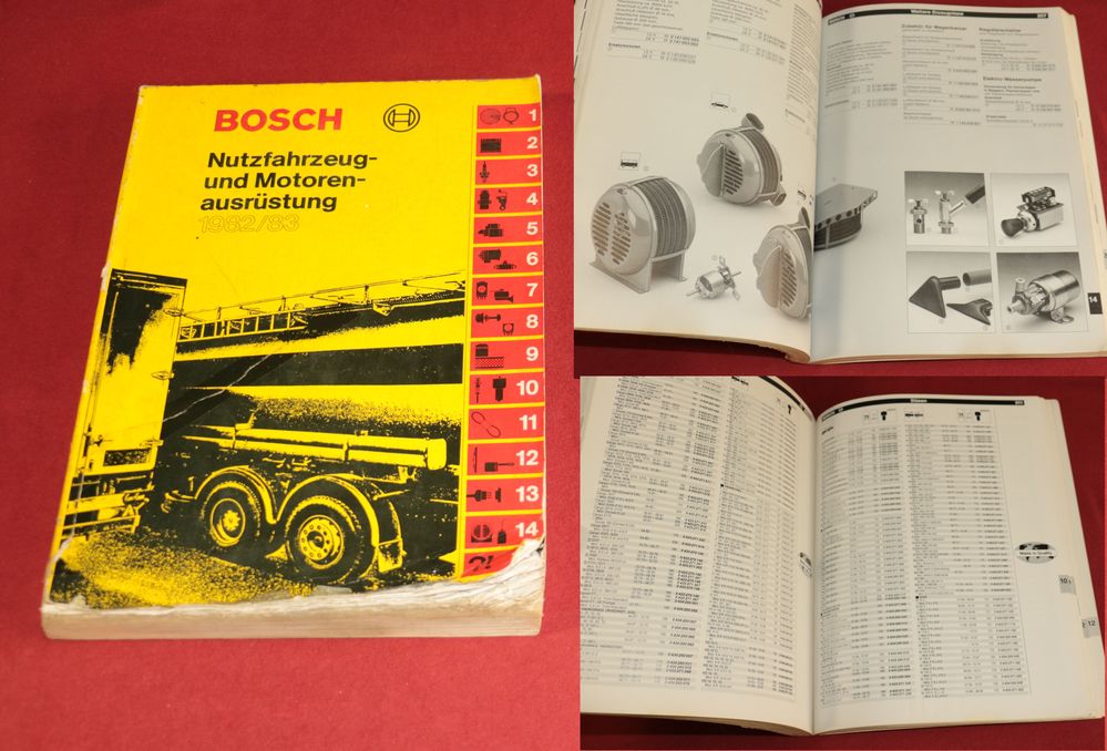 Katalog BOSCH  Nutzfahrzeug und Motoren Ausrüstung