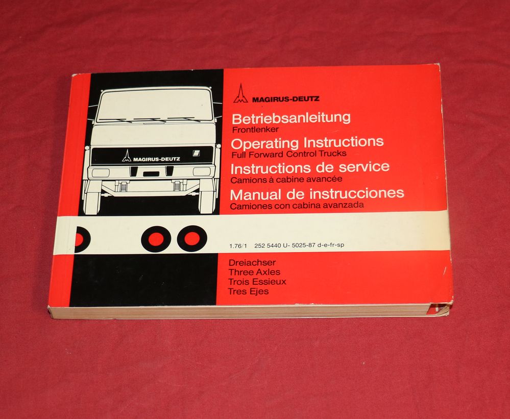 Magirus Deutz LKW Frontlenker mit V- Motor 3 -Achser 1976