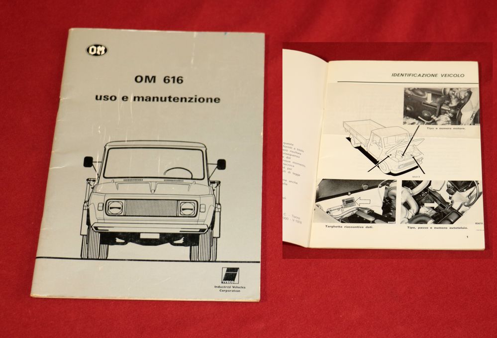 16047 Fiat OM 616 uso de manutenzione