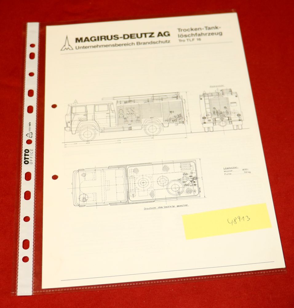 Magirus Feuerwehr Tro TLF 16
