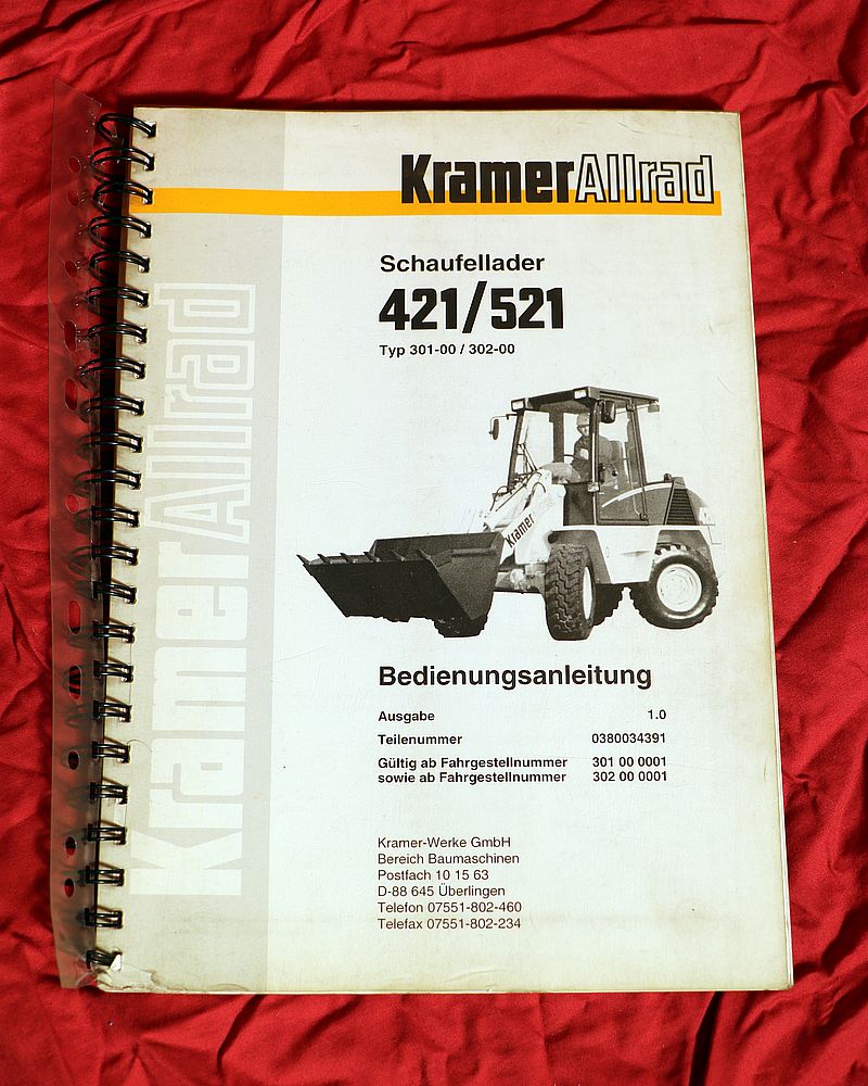 40021 KRAMER Allrad 421, 521 Schaufellader Radlader