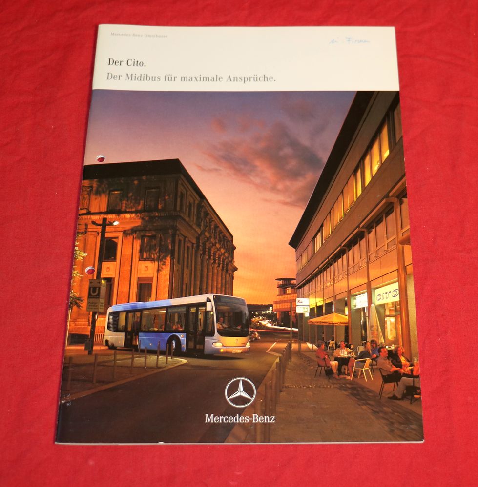 Der Cito , Der Midibus für maximale Ansprüche, Prospekt Mercedes Bus