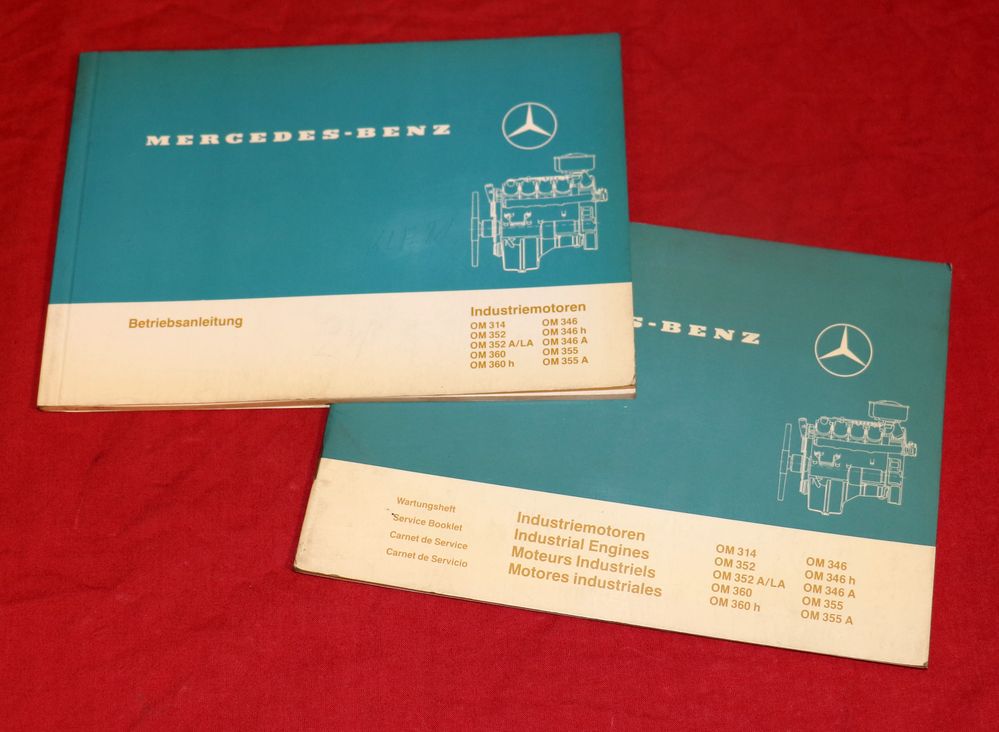 Mercedes Motoren OM 314, 352, 352 A , 360, 346, 355...