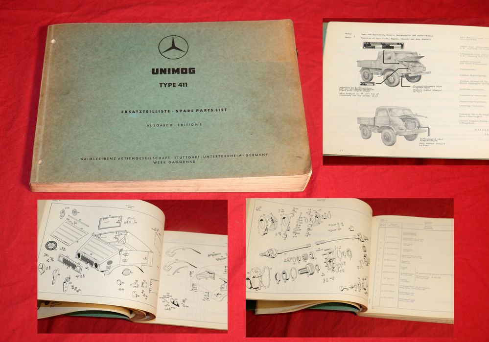 Unimog 411 Ersatzteilliste
