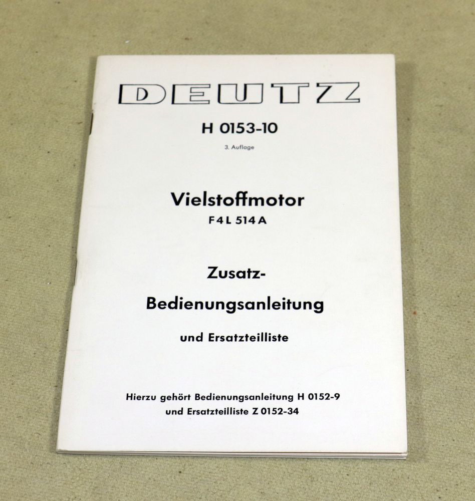 32904 Deutz F 4 L 514 A , Vielstoffmotor