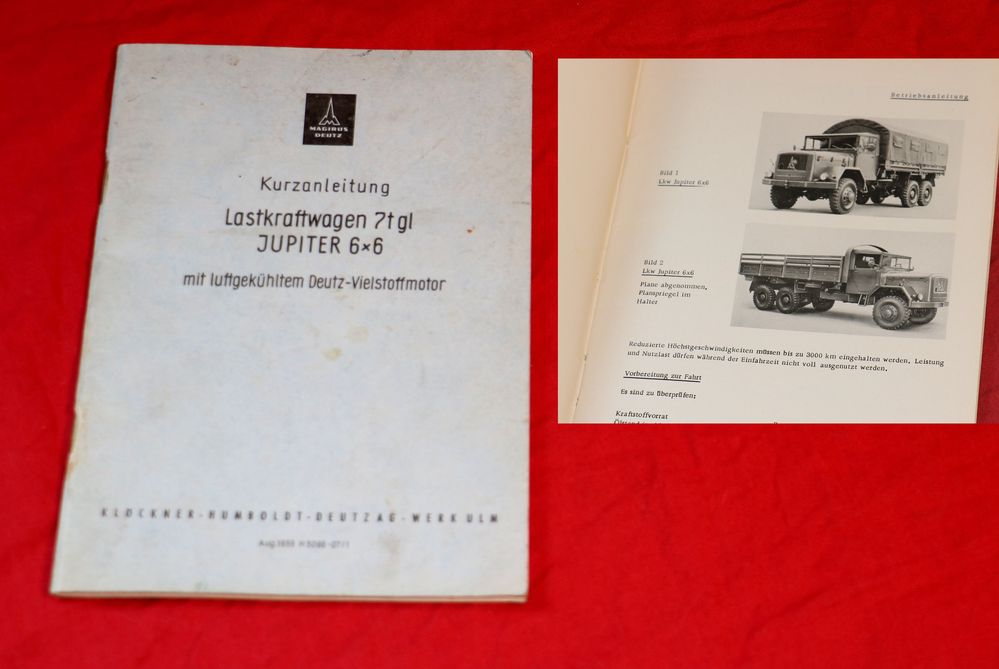 51449 Magirus Deutz Jupiter 6x6 , 178 D 15 A mit Vielstoffmotor