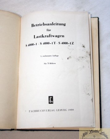 20103_betriebsanleitung_ost_fahrzeuge_ddr_b51WQxcqcRWvJ9 LKW S 4000 - 1 Betriebsanleitung , DDR