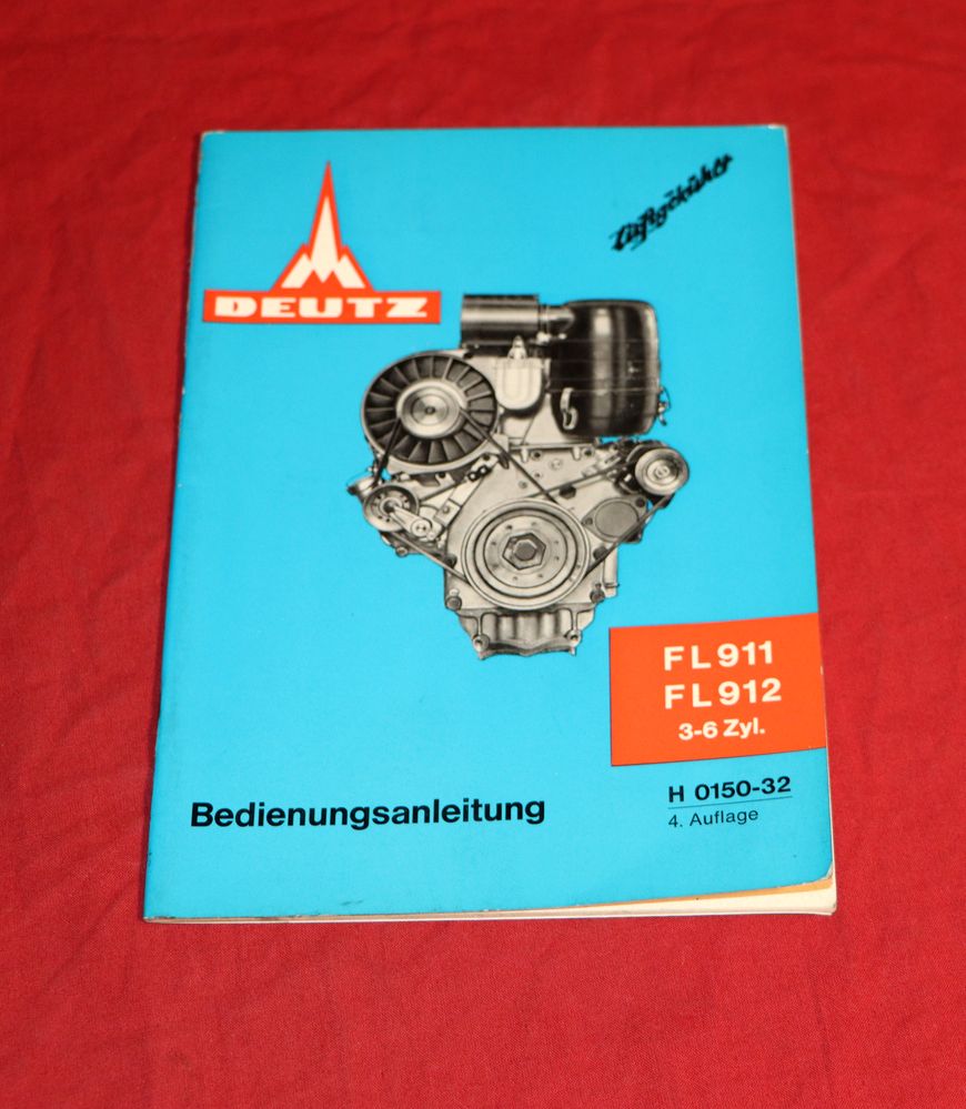 Deutz Motoren F 3 - 6 L 911, 912 Anleitung