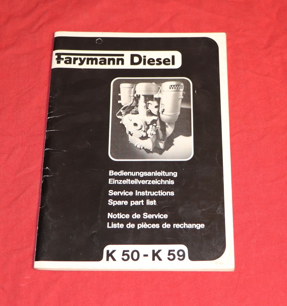 Farymann Diesel K 50 - K 59 Motor