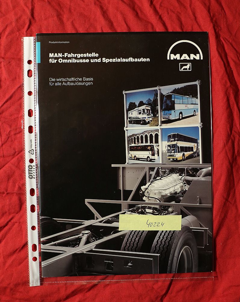 MAN Fahrgestelle für Omnibusse und Spezialaufbauten
