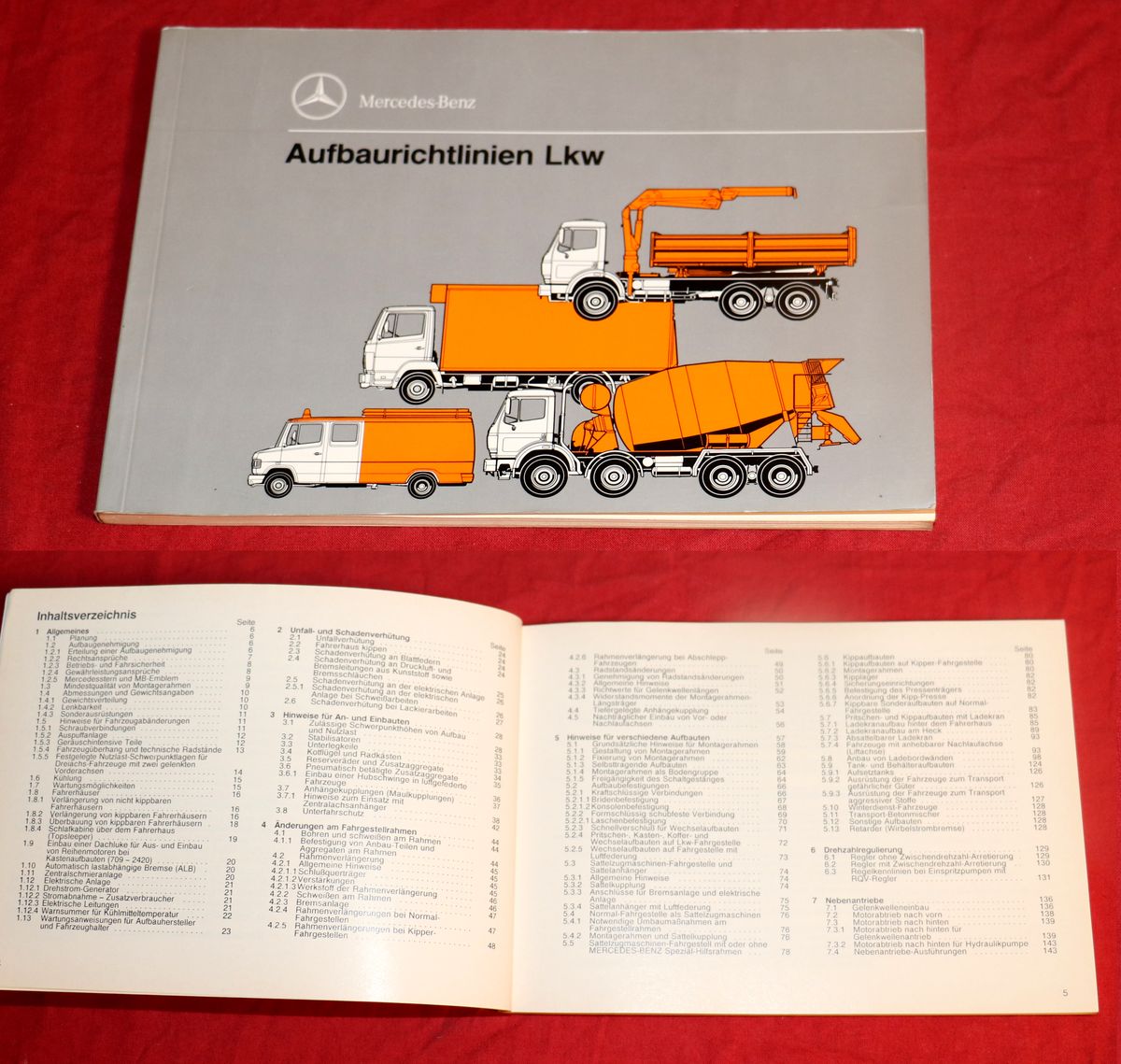Aufbaurichtlinien Mercedes LKW 1991