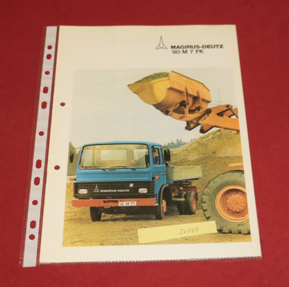 20509 Magirus Deutz 90 M 7 FK Prospekt