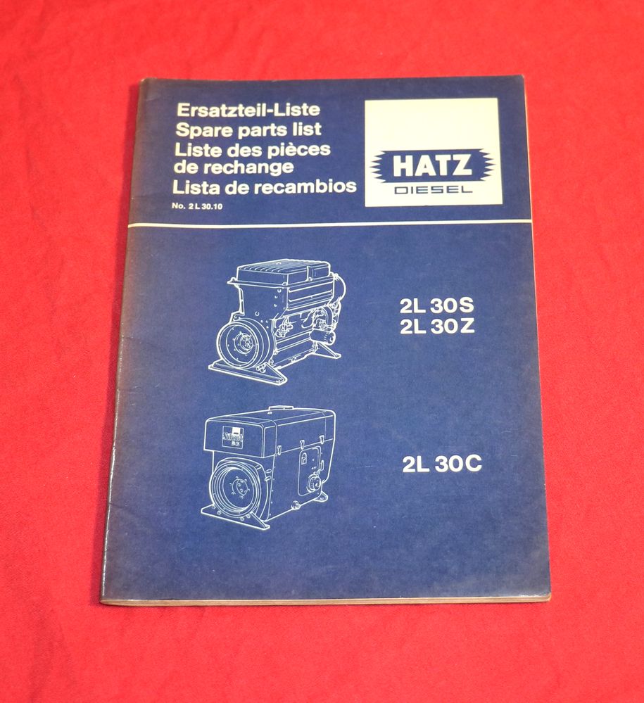 51737 Hatz Motor 2 L 30 S, Z, C Ersatzteilliste