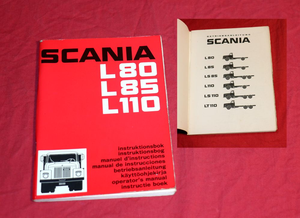 SCANIA L 80 , L 85 , L 110 Betriebsanleitung