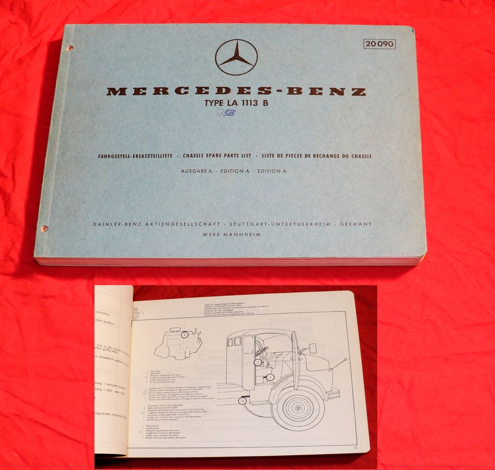 25785 Mercedes LA 1113 B Allrad Fahrgestell