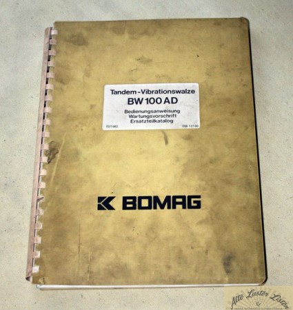 32340_betriebsanleitung_baumaschinen_walzen_ruettler_stampfer_bBjlQ0KP0ok5Yd BOMAG Tandem - Vibrationswalze BW 100 AD