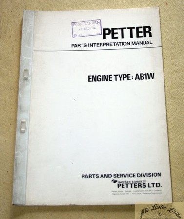 PETTER  AB 1W