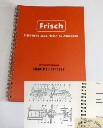 41867_betriebsanleitung_baumaschinen_frisch_faun_schaeff_b7ppR9X17XG95m FRISCH Grader F 115 P , F 95 P Anleitung