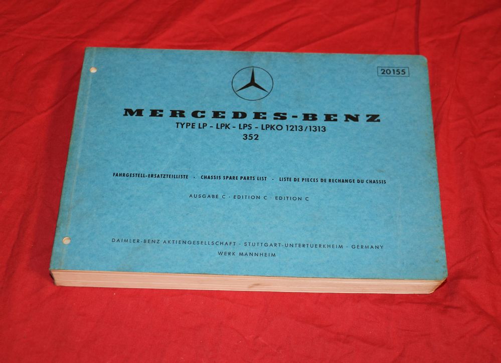 16224 Mercedes 1213 , 1313 LP, LPK, LPKo Fahrgestell