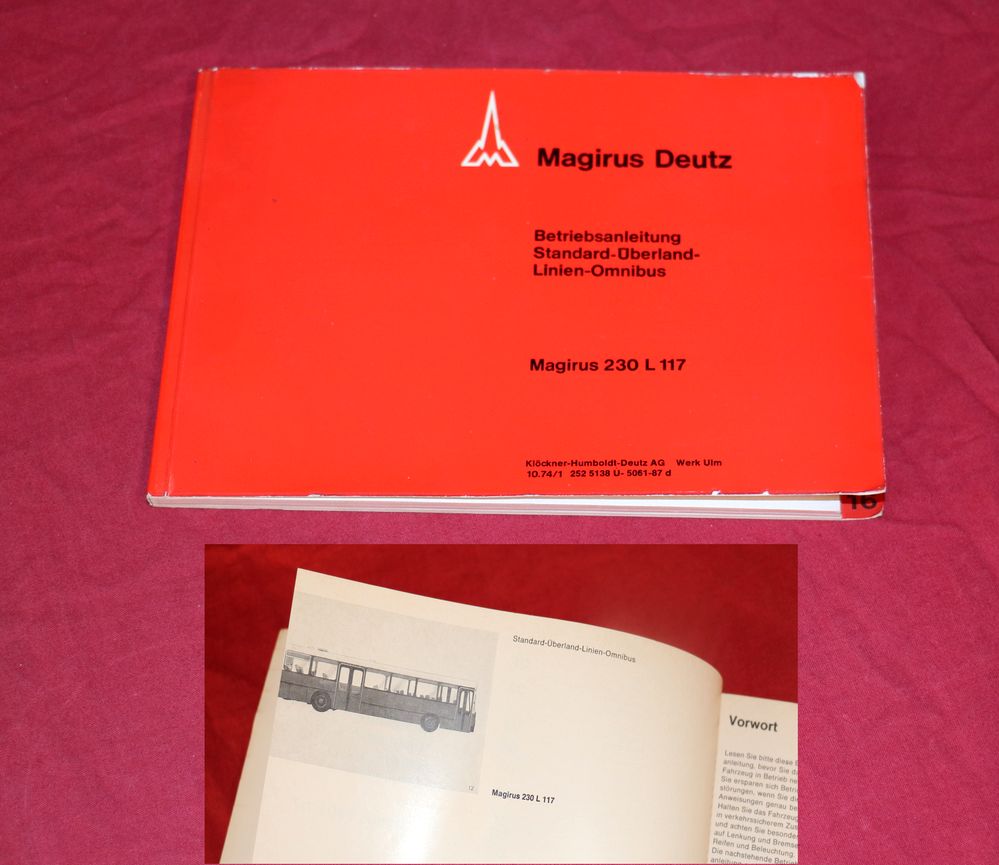 Magirus Standard Überland Linienbus 230 L 117
