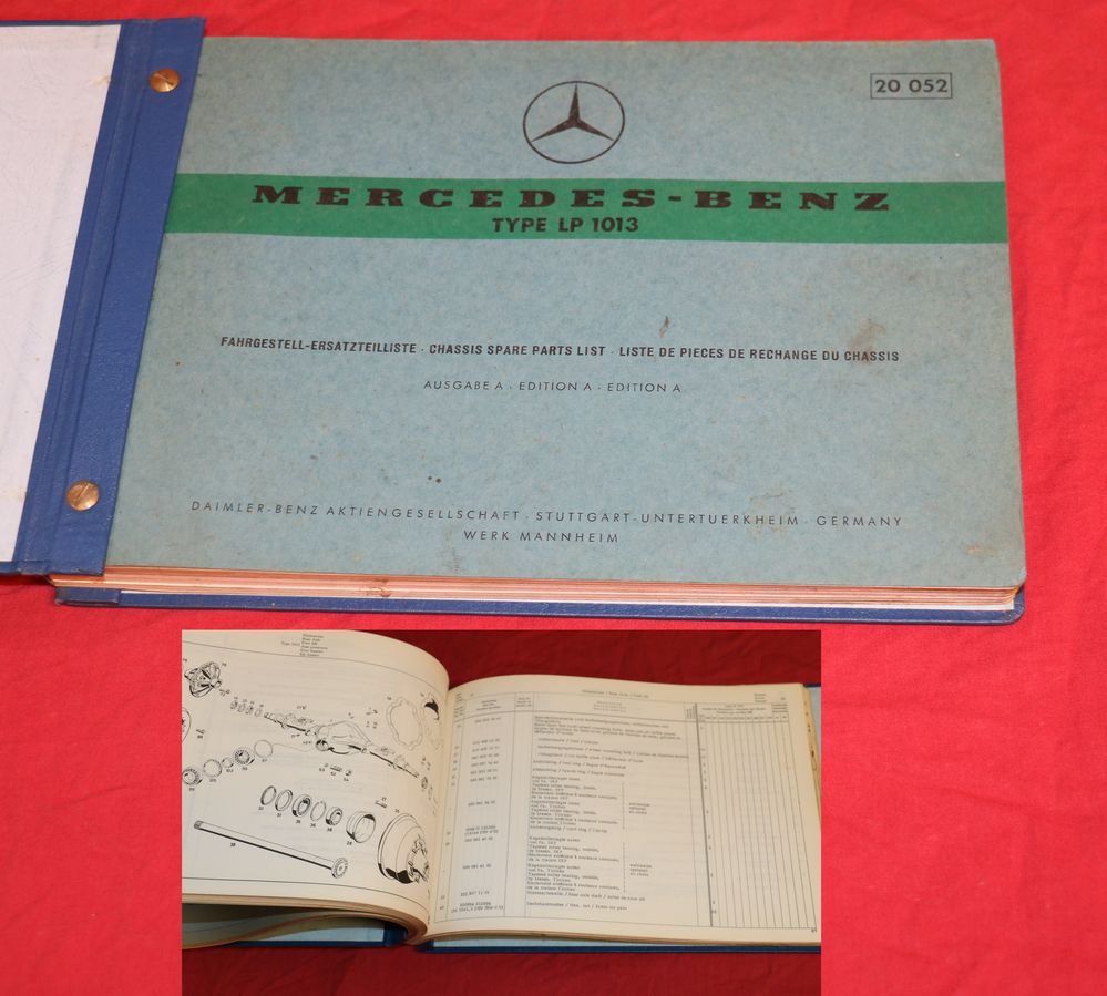 43069 Mercedes LP 1013 , Fahrgestell Ersatzteilliste