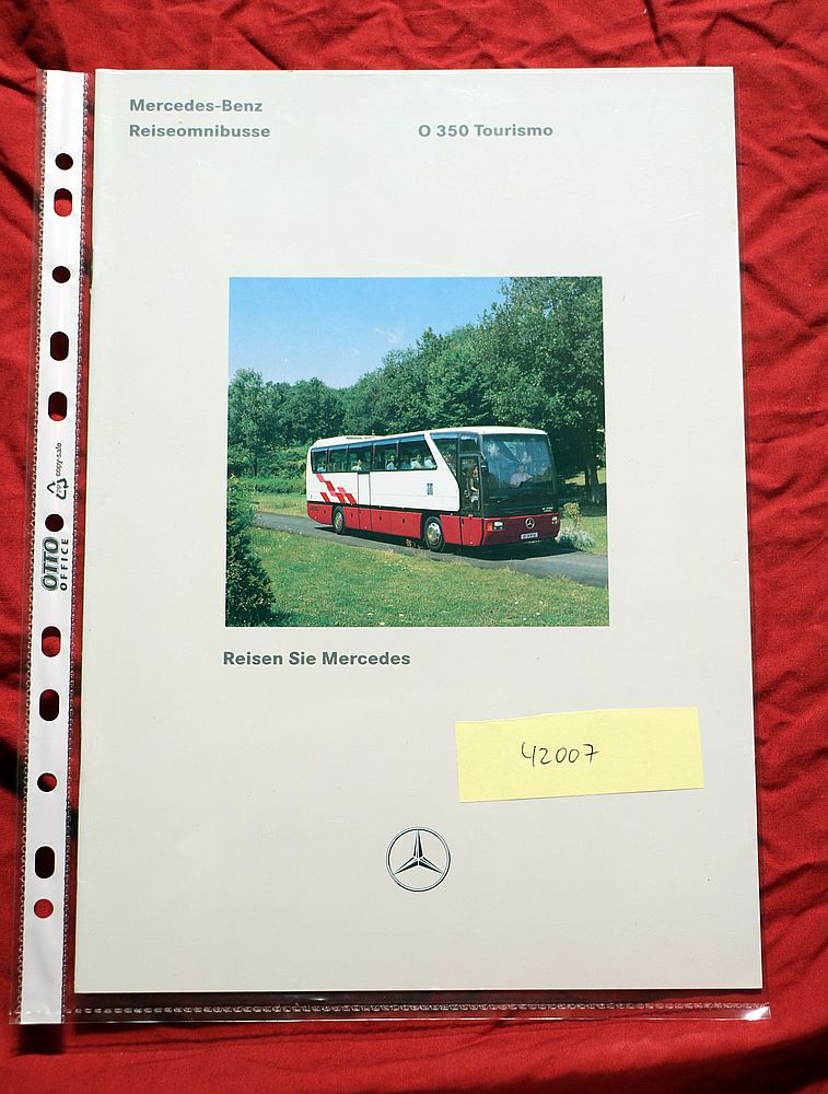 Mercedes Bus Prospekt , O 350 Tourismo Reisebus