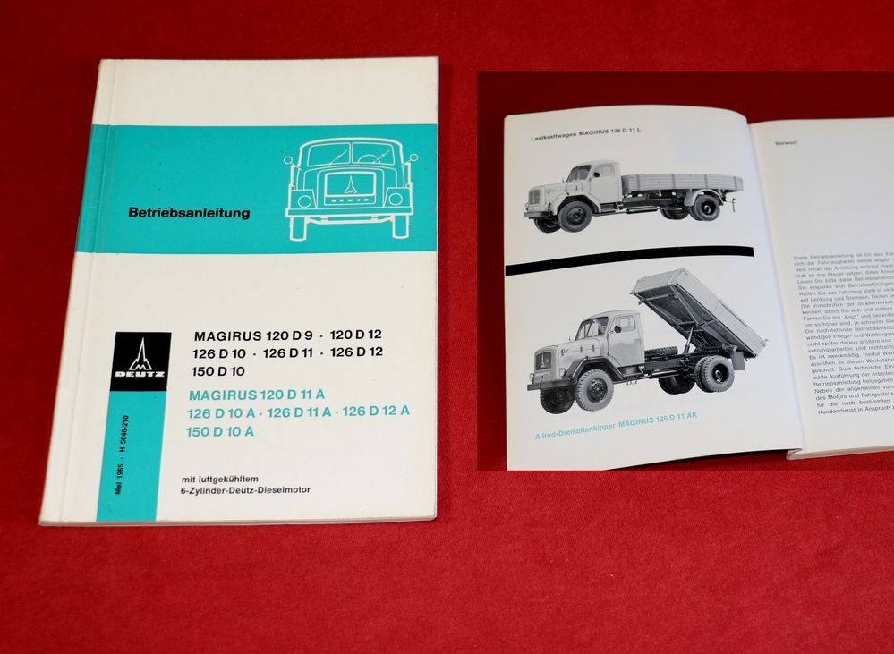 Magirus Eckhauber 120 , 126 , 150  D 10, 11, 12   A