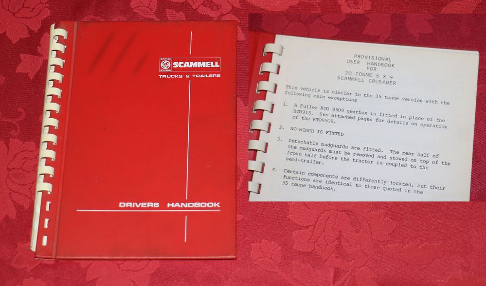 SCAMMELL Crusader 6x4 Handbook