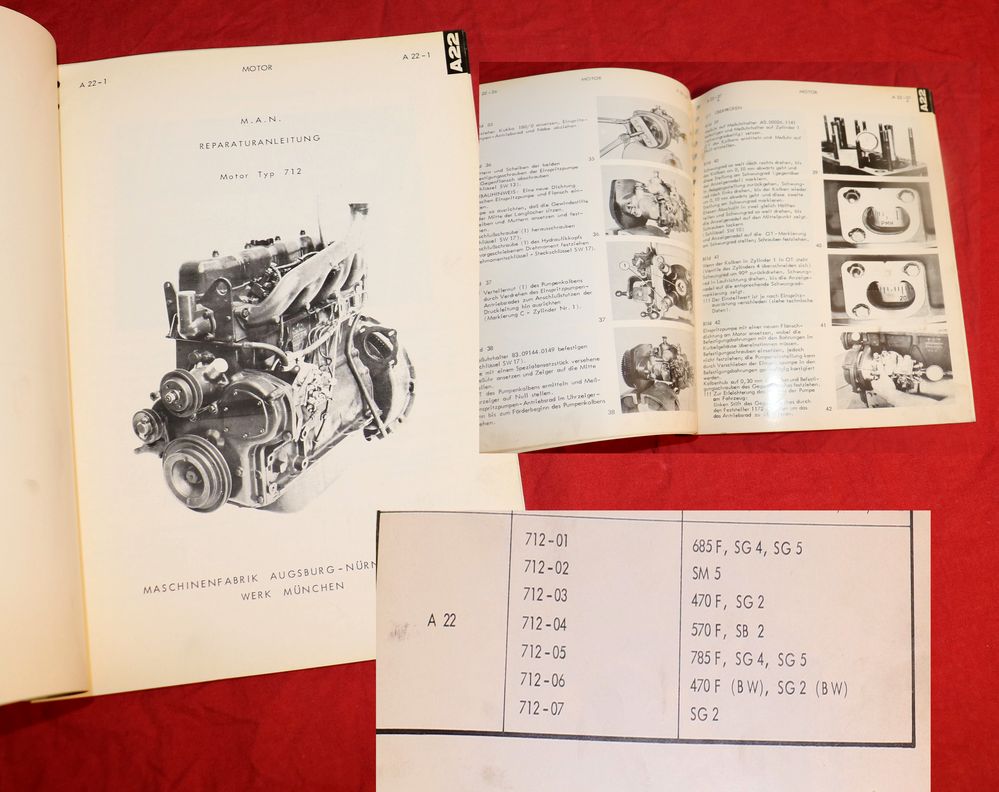 Reihenmotoren MAN Saviem 712