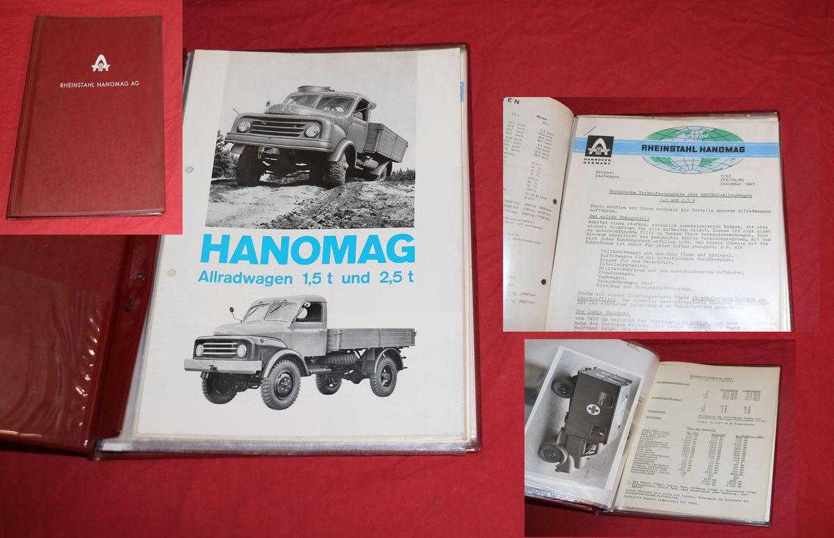 Hanomag AL 28 Allradwagen 1,5 t und 2,5 t Prospekt
