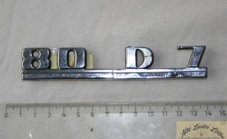 Schriftzug   80 D 7