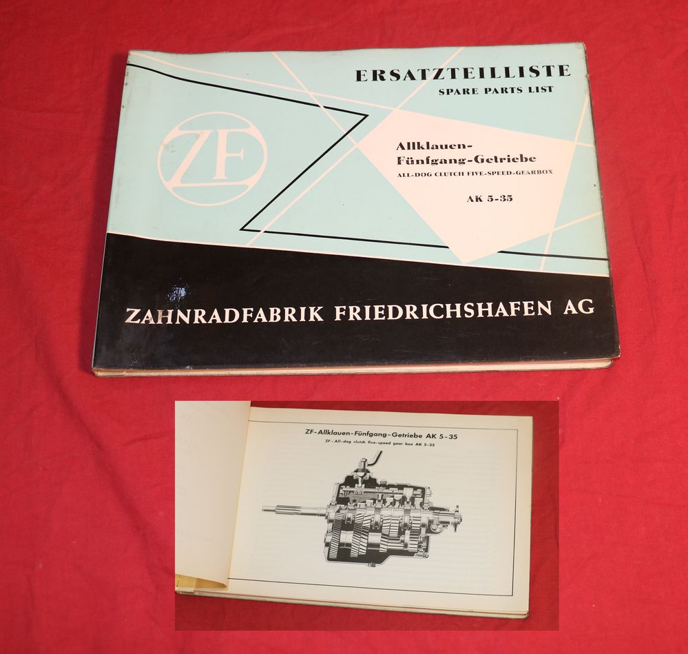 ZF Getriebe AK 5 - 35 Ersatzteilliste AK 5-35