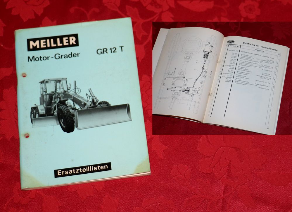 11154 MEILLER GR 12 T Grader Ersatzteilliste
