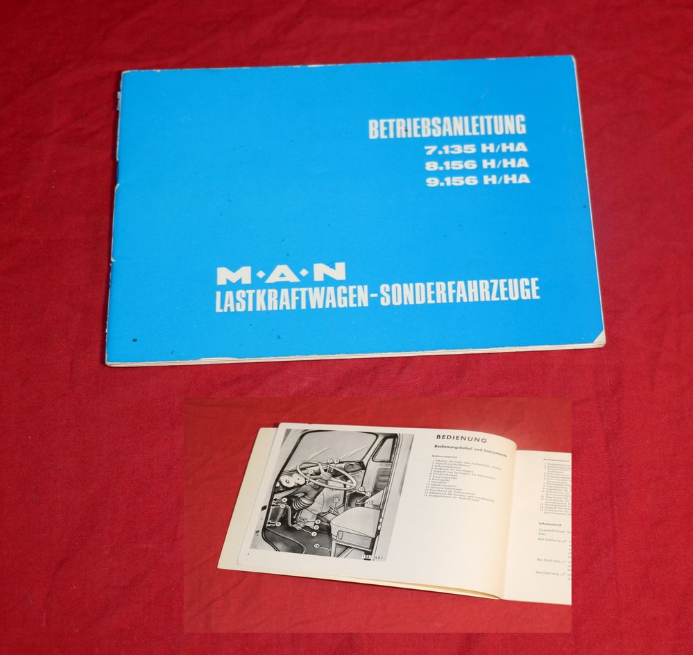 MAN 7.135 , 8.156 , 9.156 H / HA Haubenfahrzeuge