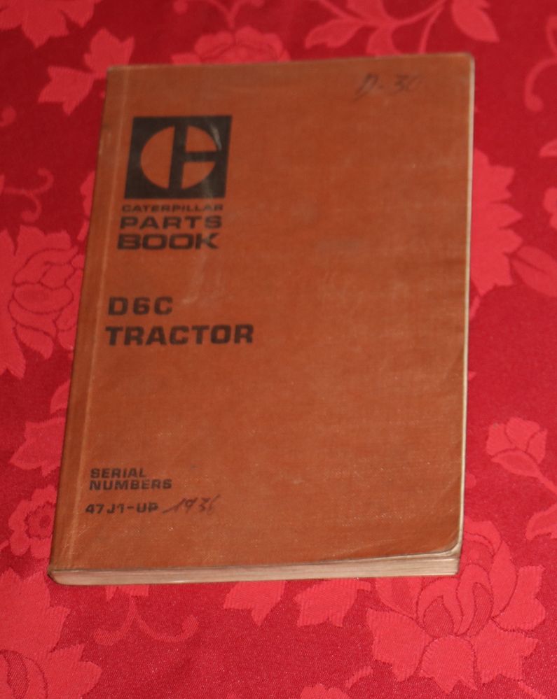 20982 CATERPILLAR D 6 C Tractor Raupe Parts Book