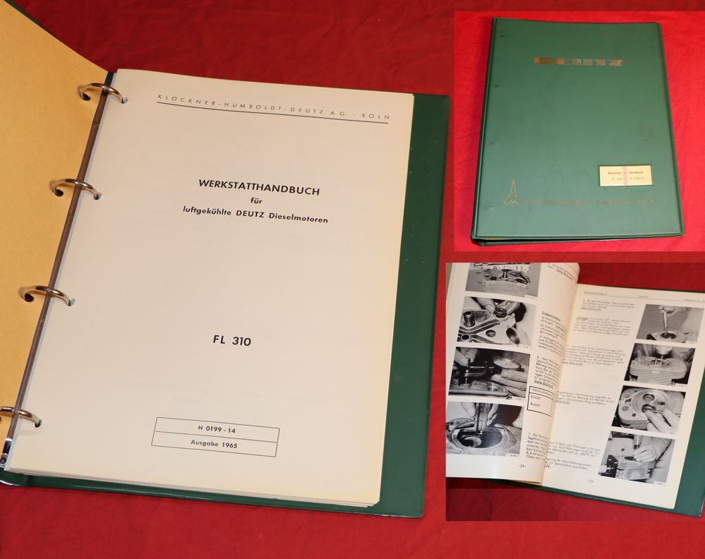 54811 Deutz Motor FL 310 Werkstatthandbuch