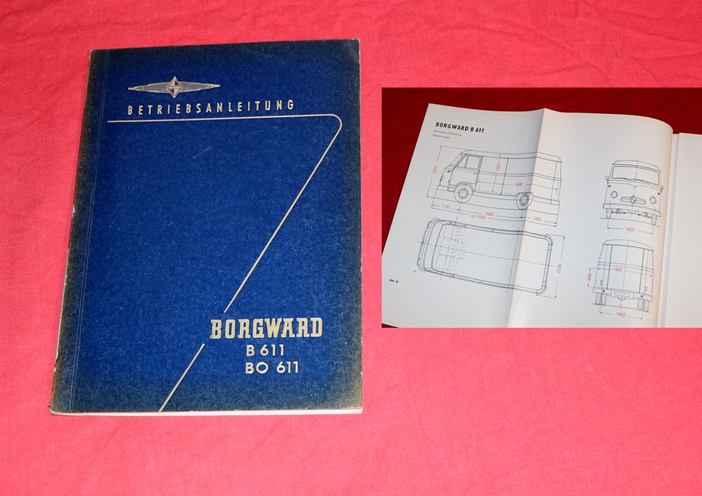Borgward B 611 , BO 611 Betriebsanleitung